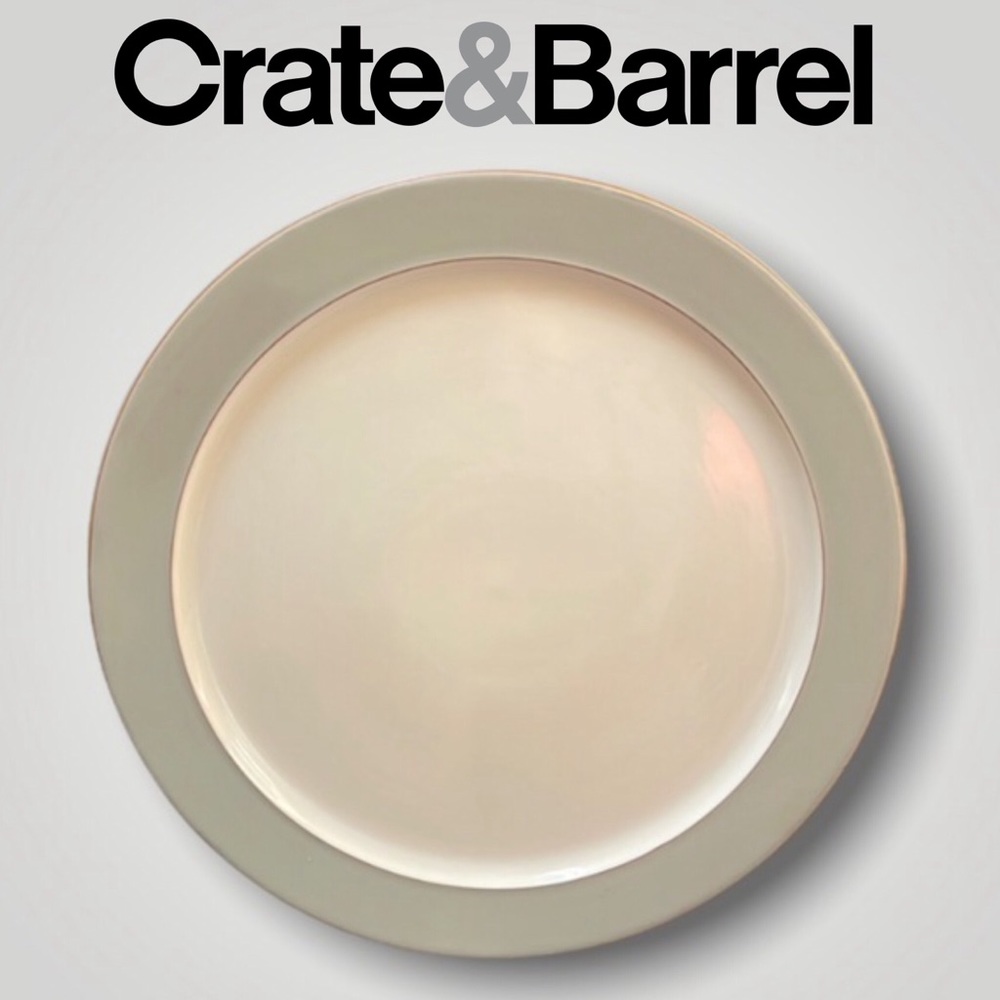 Crate & Barrel Round Platter